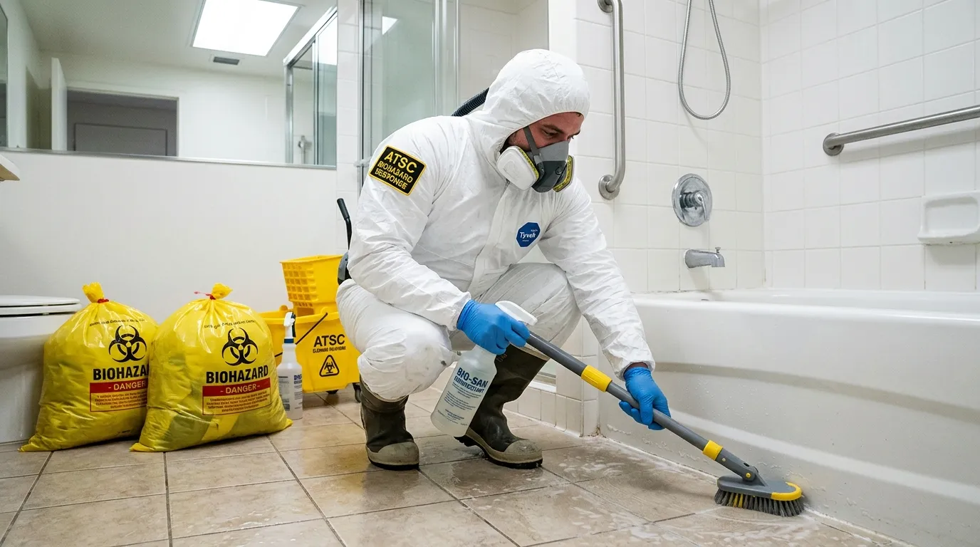 Decontamination equipment deployed for Blood Cleanup in North Kingstown